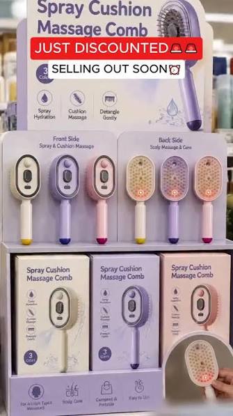 Electric Massage Spray Comb